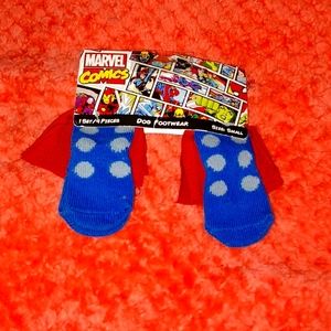 Marvel Comics small Thor caped socks for your dog